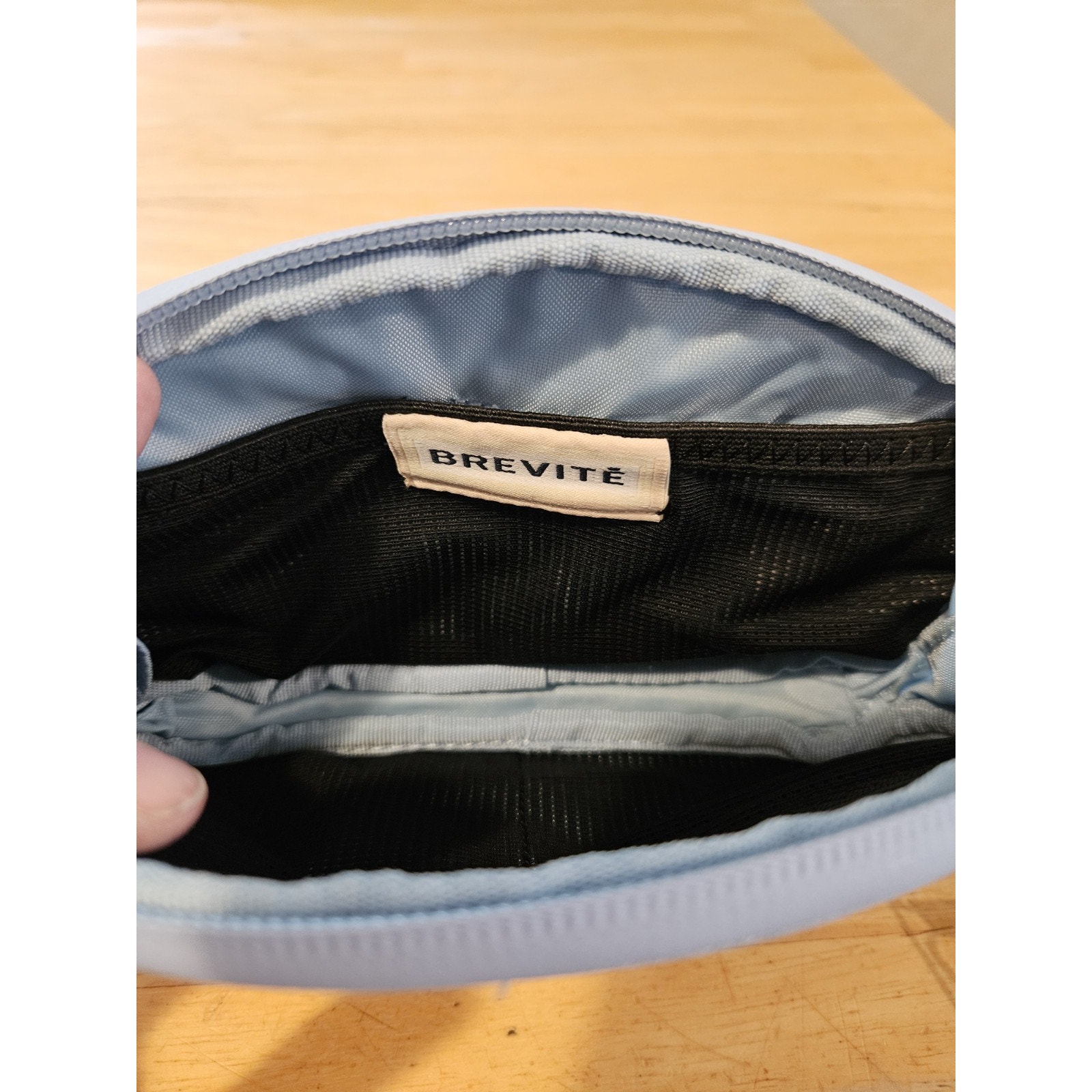Nwt Brevite Blue Belt Bag Fanny Pack Zipper Adjustable Crossbody Strap — image 4 of 4